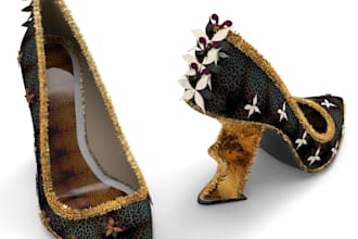 do 3d heels design, 3d shoe design, 3d heels modelling and rendering