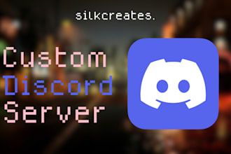 build your custom discord server professionally