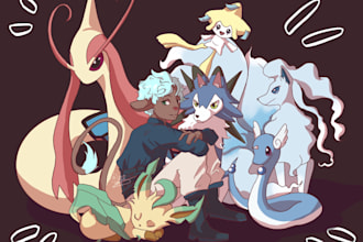 draw you and your pokemons