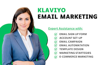build klaviyo flows and shopify email automation for ecommerce stores