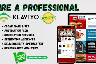 design klaviyo email flows and klaviyo email template for email marketing