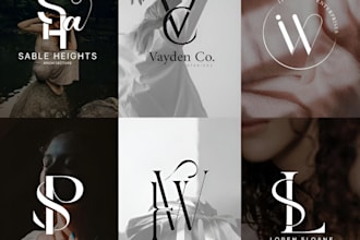 do modern minimalist luxury clothing fashion logo or any graphics design