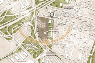 site analysis , site map for your architectural projects