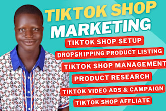 setup tiktok shop tiktok shop dropshipping tiktok shop marketing product listing