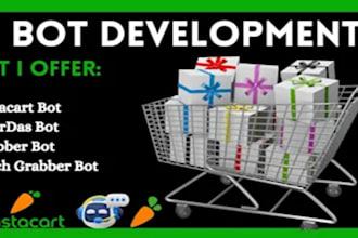 setup spark driver bot, uber bot, instacart bot, slack bot, amazon driver bot