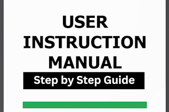 draw product guide illustrations, line art and step by step user instructions