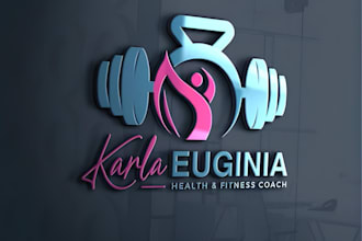 create physical, fitness, bodybuilding, gym logo design