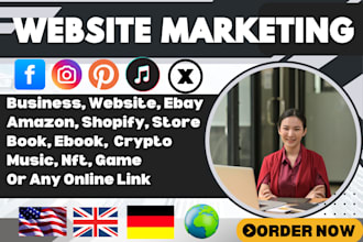 promote website business product amazon book ebay etsy affiliate or any link