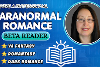 be your romance beta reader, paranormal romance beta reader, dark romance, ya