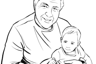 turn your custom image into a coloring page