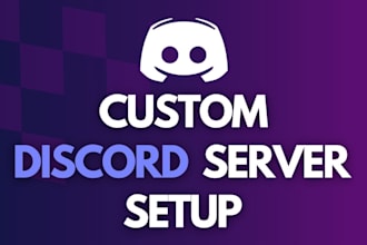 do custom discord server setup professionally