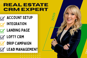 build real estate website, lofty real estate crm, real estate lofty ai website