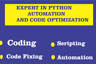 create python bot, automate jobs, script,  api flask development in python flask