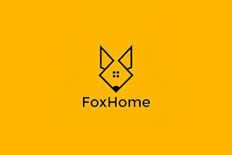 design interior business, furniture and home furnishing logo