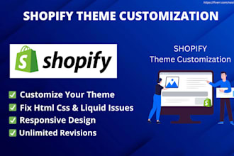 customize shopify theme and fix HTML, CSS, liquid code