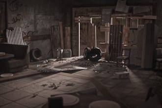 create a 3d environment for games or films