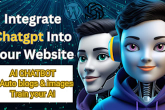 integrate chatgpt openai API in wordpress website for auto blogs and ai chatbot