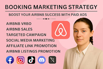 do airbnb promotion, booking,vrbo marketing, airbnb listing seo to boost