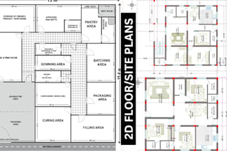 do 2d floor, foundation, mep plans in autocad, chief architect for city permit