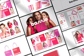 create an astonishing cosmetic brand identity and guidelines