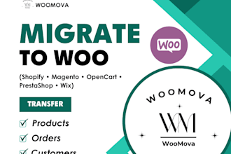 migrate your shopify, wix, magento, or prestashop store to woocommerce