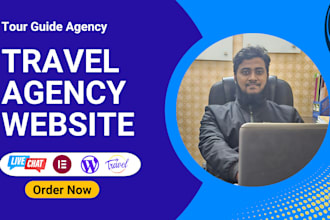 create and design tour and travel agency website