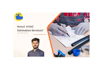 do accurate hvac estimate, quantity takeoff and material breakdown