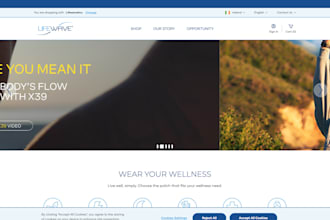 develop custom website development, front end developer