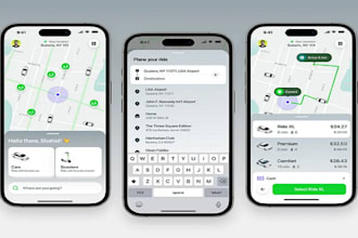 develop taxi booking app ola uber lyft clone android ios parcel delivery