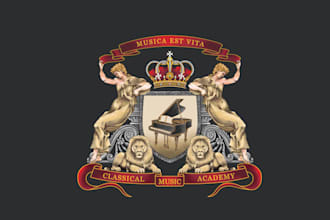 design luxury heraldic, family crest, coat of arms logo