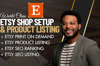 setup etsy product listing etsy seo build etsy shop
