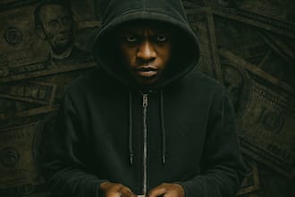 create a custom rap album cover art using your photo and vision