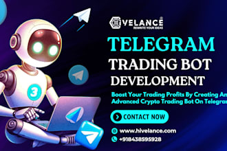 develop custom telegram bot crypto trading bot twitter bot  telegram mass dm