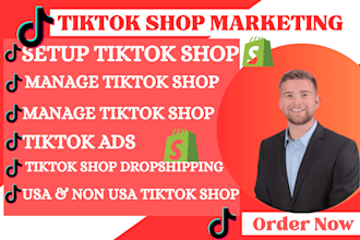 setup tiktok shop manage tiktok shop marketing tiktok shop dropshipping