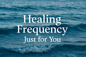 generate a customized healing frequency to remove blocks