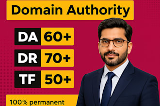 increase moz domain authority da and ahref domain rating DR with SEO backlinks