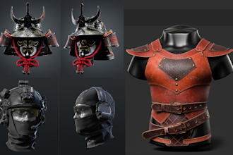 3d helmet design halloween costume cosplay props armor mask stl file 3d printing