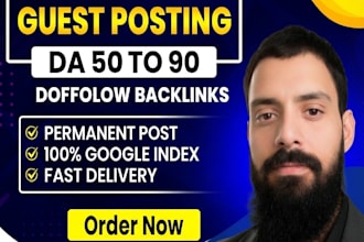 do provide high da guest posts with high authority doffolow backlinks