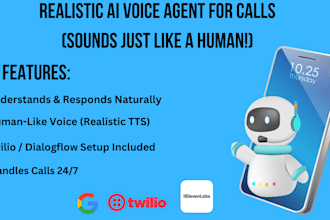 create a realistic ai voice agent that answer calls like a human