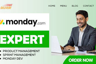set up monday bug tracker, product management, ai, query management, expert