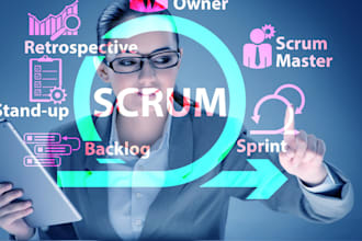 be your scrum master and project manager