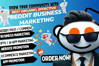 do reddit post comment for ecommerce business website ai app product link crypto
