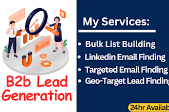 build email list b2b lead generation prospect list building
