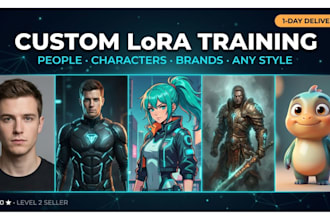 train customized loras and create high resolution ai images or videos