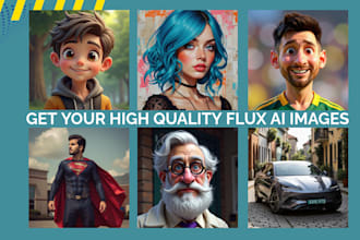 train customized flux lora and create high resolution ai images
