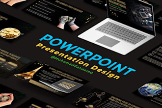 design professional presentation, powerpoint and canva presentation