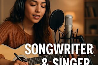 commercial pop vocals studio vocals dark wave  vocals haunting vocals recording