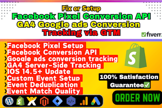 set meta pixel,ga4,google ad conversion API,analytics 4  for shopify updated way