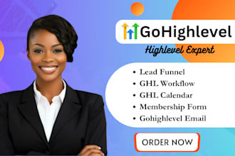 build gohighlevel funnels ghl webinar snapshots and provide VA support