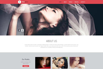design onlyfans agency website, wordpress website, modeling, management website